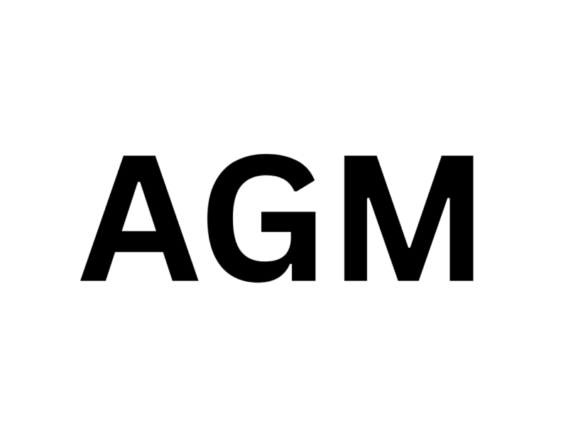AGM - Mon 28th April 2025